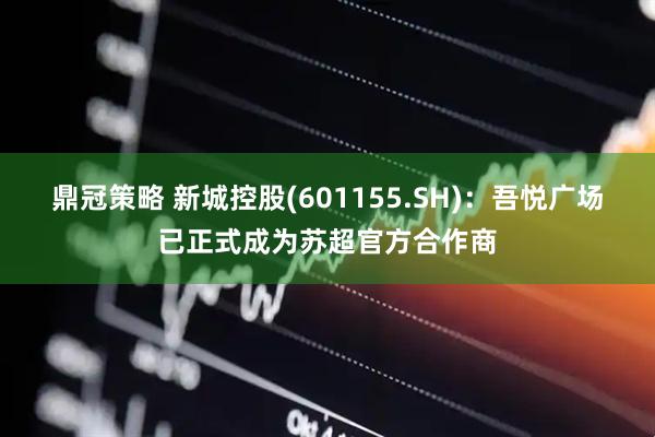 鼎冠策略 新城控股(601155.SH)：吾悦广场已正式成为苏超官方合作商